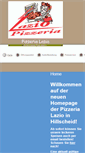 Mobile Screenshot of pizzeria-lazio-hillscheid.de